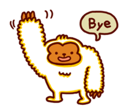 a monkey MOKOMOKO sticker #3971301