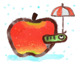 a green caterpillar sticker #3971503