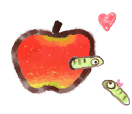 a green caterpillar sticker #3971505