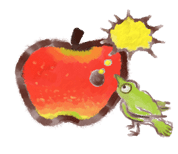 a green caterpillar sticker #3971507