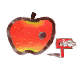 a green caterpillar sticker #3971508