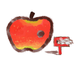 a green caterpillar sticker #3971508