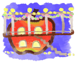 a green caterpillar sticker #3971512