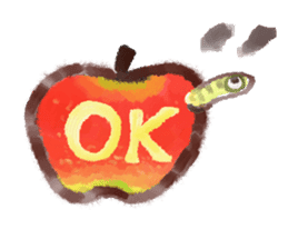 a green caterpillar sticker #3971513