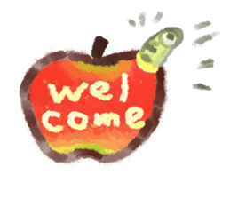 a green caterpillar sticker #3971517