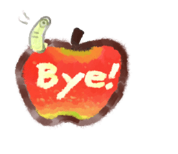 a green caterpillar sticker #3971518