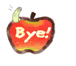 a green caterpillar sticker #3971518