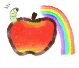 a green caterpillar sticker #3971521