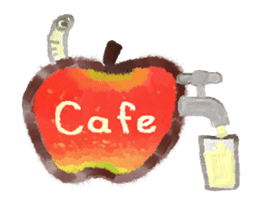 a green caterpillar sticker #3971527