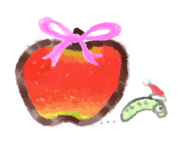 a green caterpillar sticker #3971528