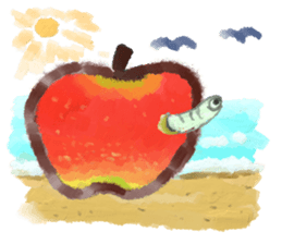 a green caterpillar sticker #3971534