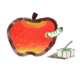 a green caterpillar sticker #3971535