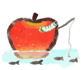 a green caterpillar sticker #3971540