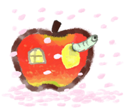 a green caterpillar sticker #3971541