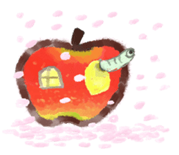 a green caterpillar sticker #3971541