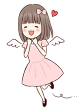 Little girl 3 sticker #3971578