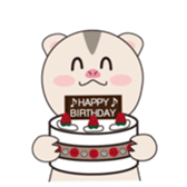 lovely ferret sticker #3971927