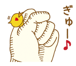 Palmtop chick sticker #3972240