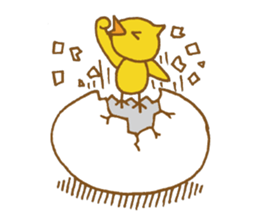 Palmtop chick sticker #3972262