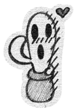 Pot of Uhyohyo No.2 sticker #3972429