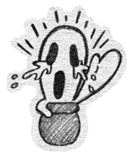 Pot of Uhyohyo No.2 sticker #3972441