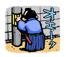 japanese samurai's Sticker sticker #3972509