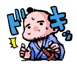 japanese samurai's Sticker sticker #3972536