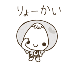 APPLE & LITTLE RED RIDING HOOD ( white ) sticker #3972823