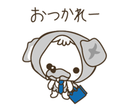 APPLE & LITTLE RED RIDING HOOD ( white ) sticker #3972824