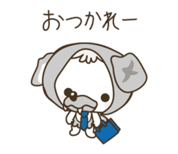 APPLE & LITTLE RED RIDING HOOD ( white ) sticker #3972824