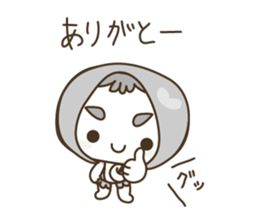 APPLE & LITTLE RED RIDING HOOD ( white ) sticker #3972826