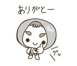 APPLE & LITTLE RED RIDING HOOD ( white ) sticker #3972826