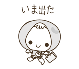 APPLE & LITTLE RED RIDING HOOD ( white ) sticker #3972828