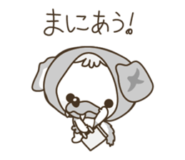 APPLE & LITTLE RED RIDING HOOD ( white ) sticker #3972829