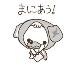 APPLE & LITTLE RED RIDING HOOD ( white ) sticker #3972829