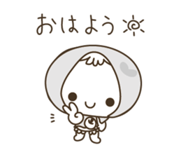 APPLE & LITTLE RED RIDING HOOD ( white ) sticker #3972836