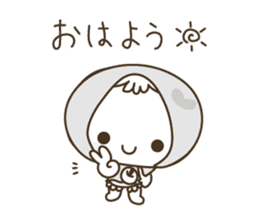 APPLE & LITTLE RED RIDING HOOD ( white ) sticker #3972836