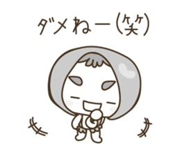 APPLE & LITTLE RED RIDING HOOD ( white ) sticker #3972839