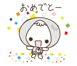 APPLE & LITTLE RED RIDING HOOD ( white ) sticker #3972840