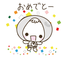 APPLE & LITTLE RED RIDING HOOD ( white ) sticker #3972840