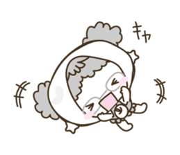 APPLE & LITTLE RED RIDING HOOD ( white ) sticker #3972841