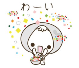 APPLE & LITTLE RED RIDING HOOD ( white ) sticker #3972849