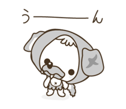 APPLE & LITTLE RED RIDING HOOD ( white ) sticker #3972853