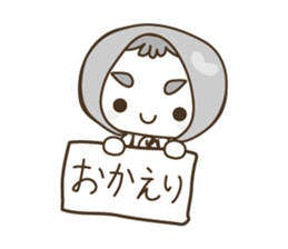 APPLE & LITTLE RED RIDING HOOD ( white ) sticker #3972859