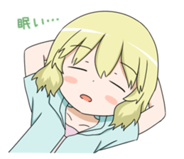 Blonde girl Kotoha sticker #3972888