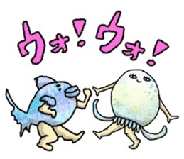 YURUTOMO-Sea creatures- sticker #3973514