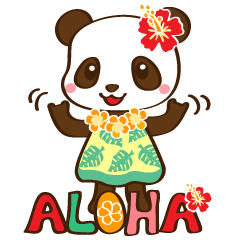 Aloha Panda By Alohanohano
