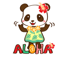ALOHA*PANDA sticker #3973608