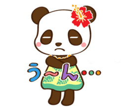 ALOHA*PANDA sticker #3973636