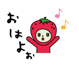 a-chan strawberry sticker #3973687